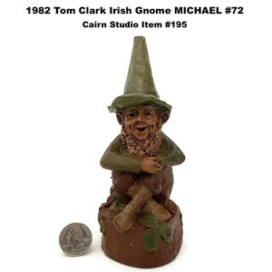 Tom Clark Irish Gnome MICHAEL #72 1982 Cairn Studios Item #195 Vintage