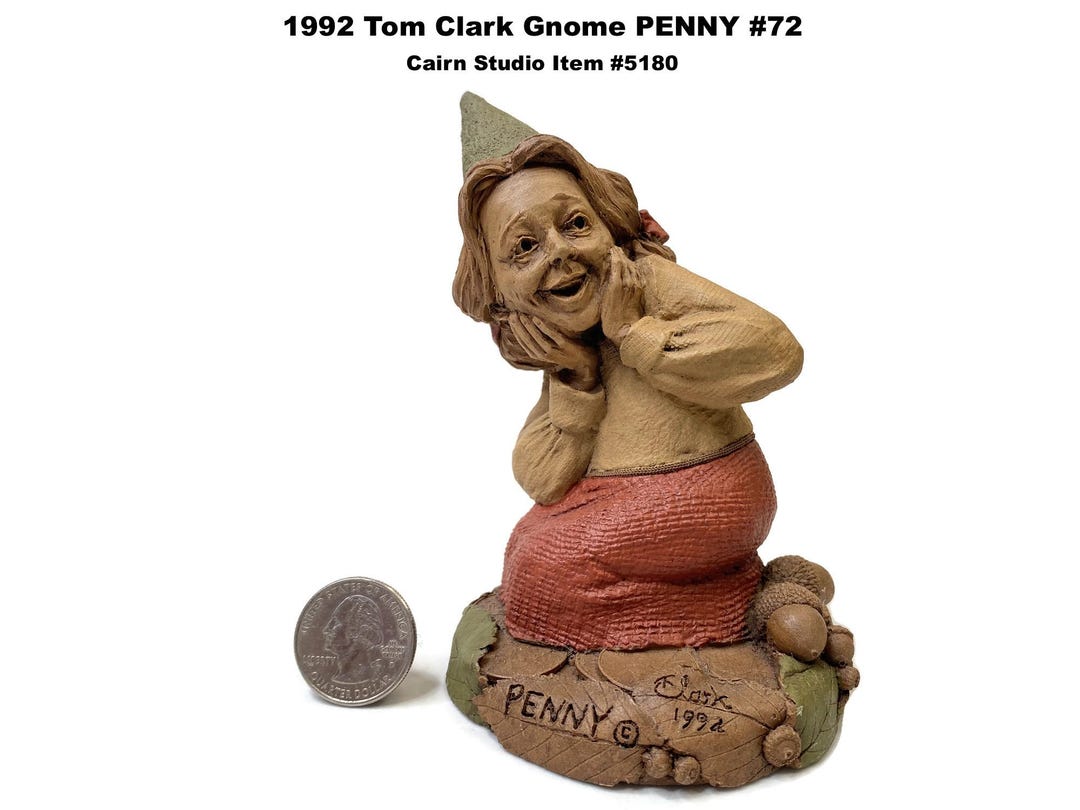 Tom Clark Gnome PENNY #72 1992 Vintage - Etsy
