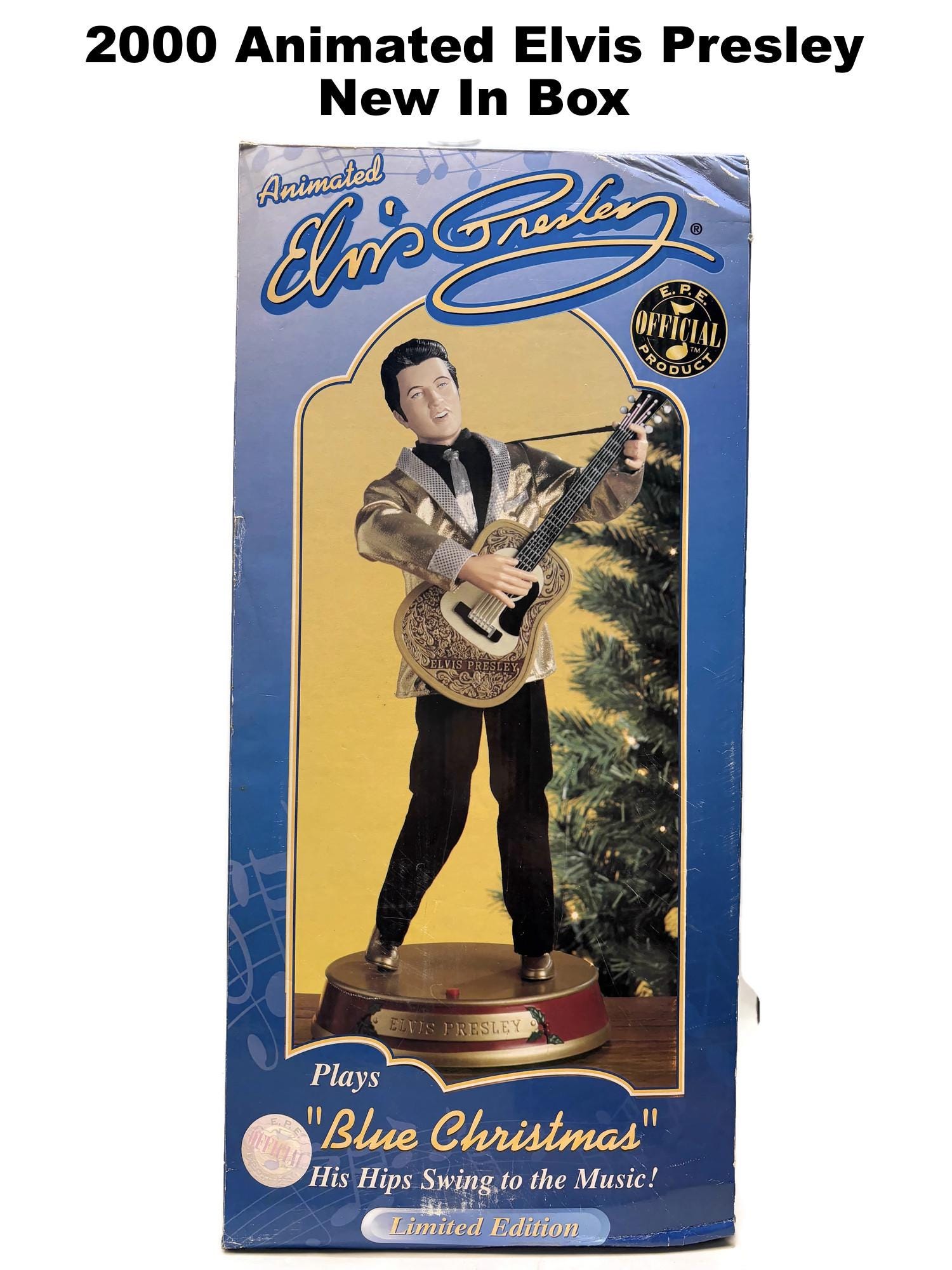 ELVIS PRESLEY Animated & Musical Figure NIB Vintage - Etsy