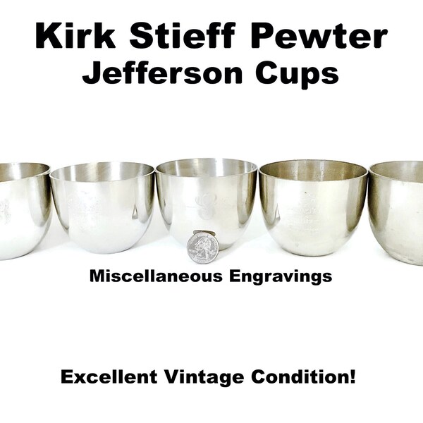 Stieff Jefferson Cup Etsy