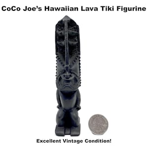 【USED/レア】COCO JOE'S TIKI/ココジョーティキ ブックエンド Vintage Coco Joe's of Hawaii - Hawaiian Lava Pahu Puke Book