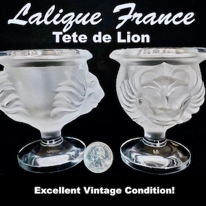 Lalique Lion - Etsy