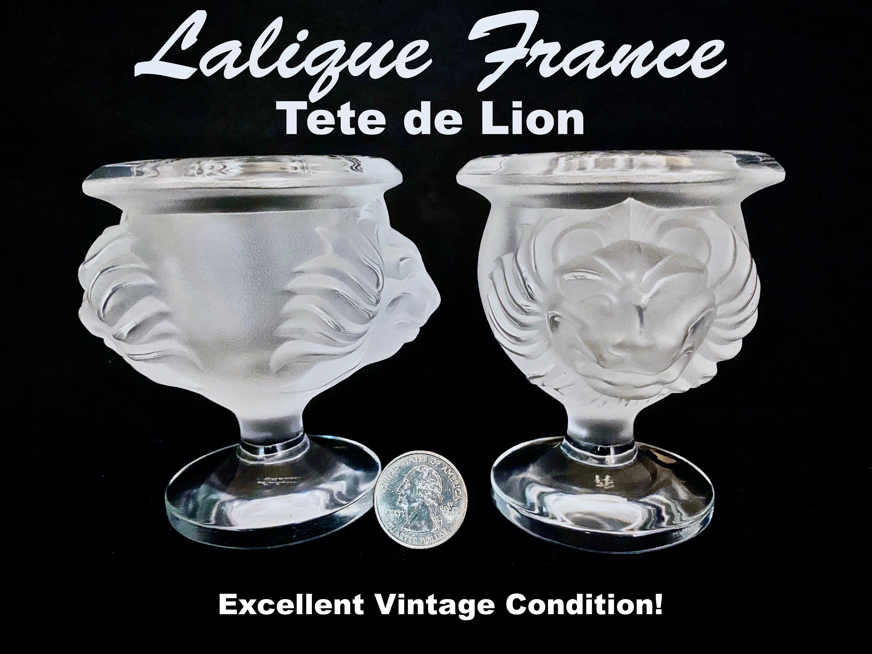 Lalique Lion - Etsy