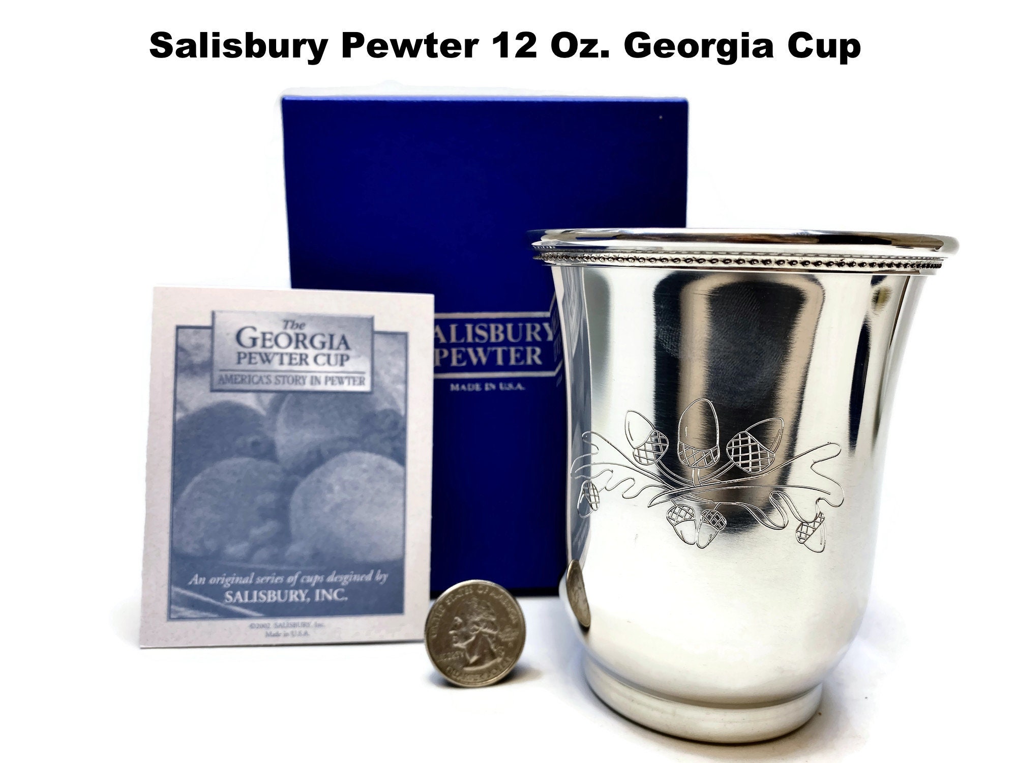 Pewter Images of American Cup 12 oz.