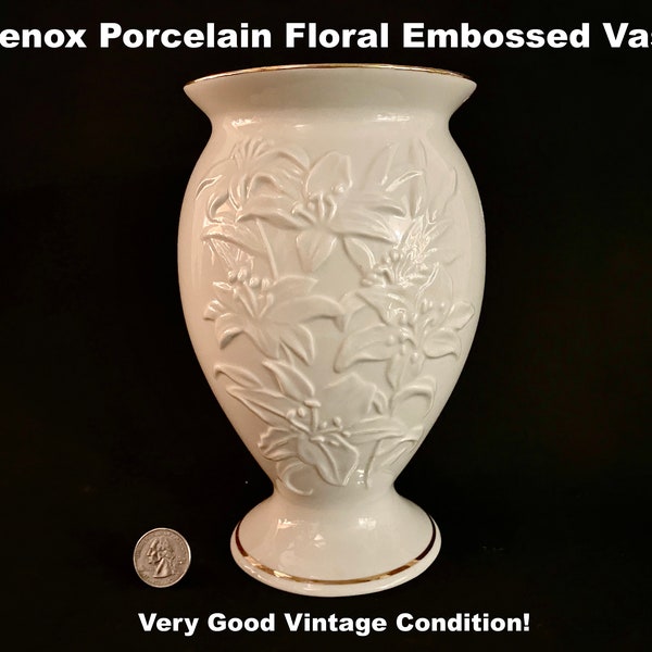 Lenox Vase Gold Trim Etsy