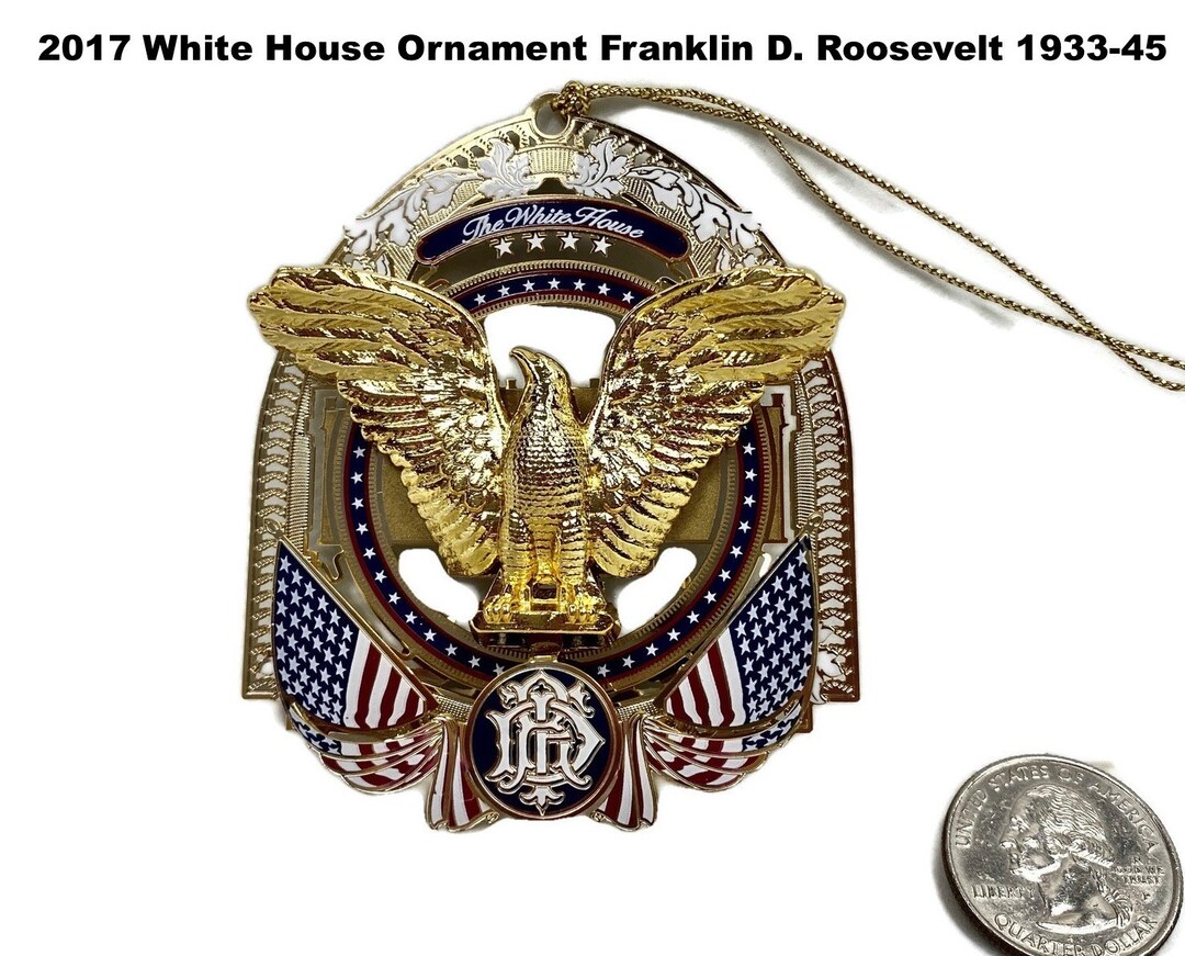 The White House Ornament 2017 Franklin D Roosevelt Vtg Etsy