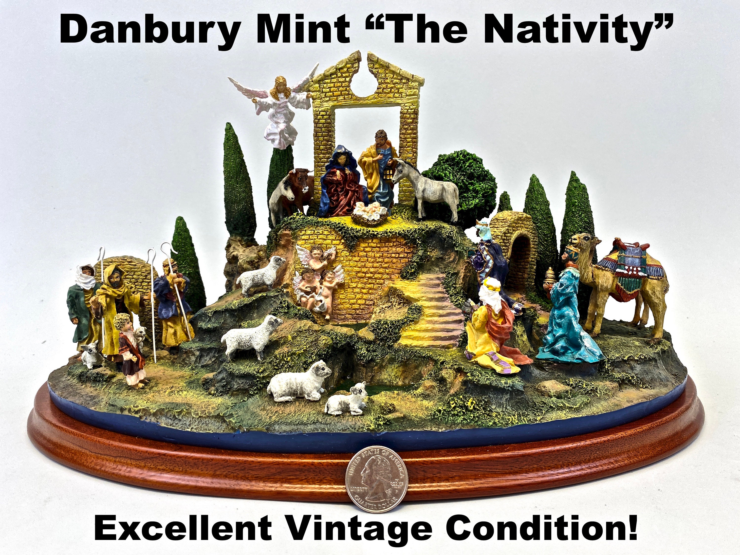 Danbury Mint The Nativity Diorama Christmas Etsy