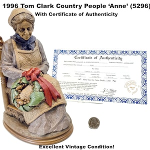 Tom Clark Gnome ANNE #25 Cairn Studio Style 5296 1996 Vintage