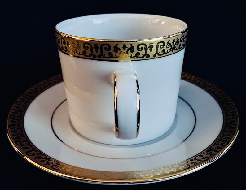 Royal Gallery Gold Buffet 24piece Cups Saucers Sri Lanka R. Etsy