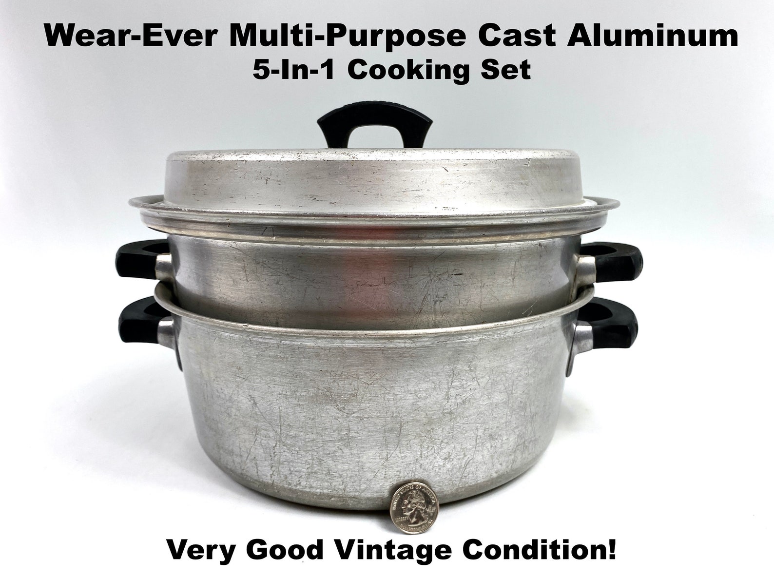 WearEver Cast Aluminum MultiPurpose 5Piece Cookware Set Etsy