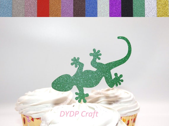 Lizard 2025 cupcake toppers