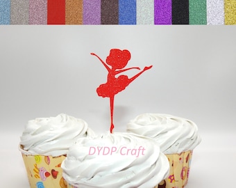 Ballerina Cupcake Toppers, Ballet Cupcake Toppers, Ballerina Party decoration, Ballerina Topper, Ballerina Party Decor, Ballet Party Decor