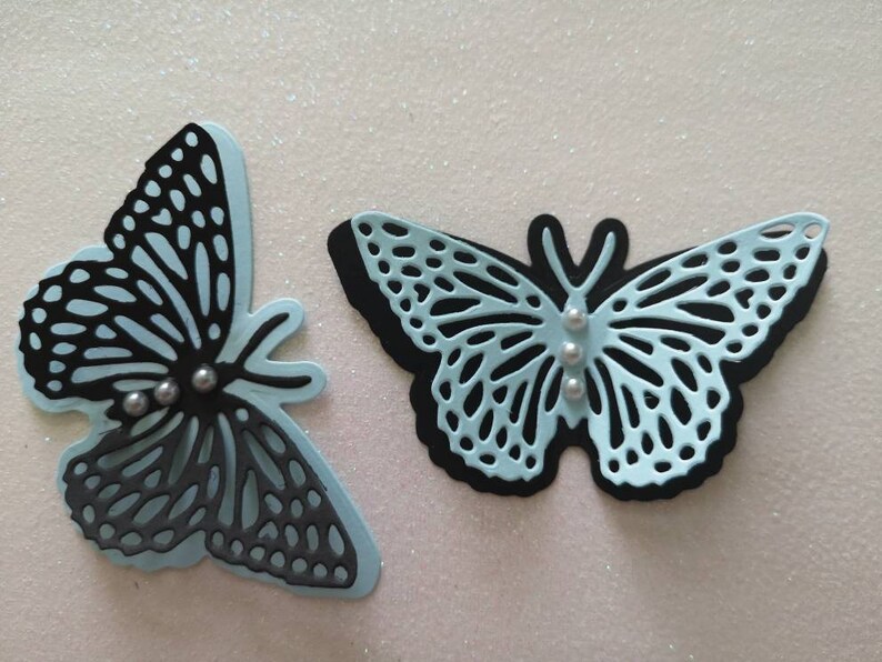 10 Large Paper Butterflies Table Decorations Christening Etsy