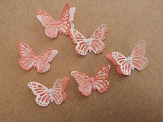 30x 3D paper butterflies Hen Night Wedding Bridal Shower Party table decoratio