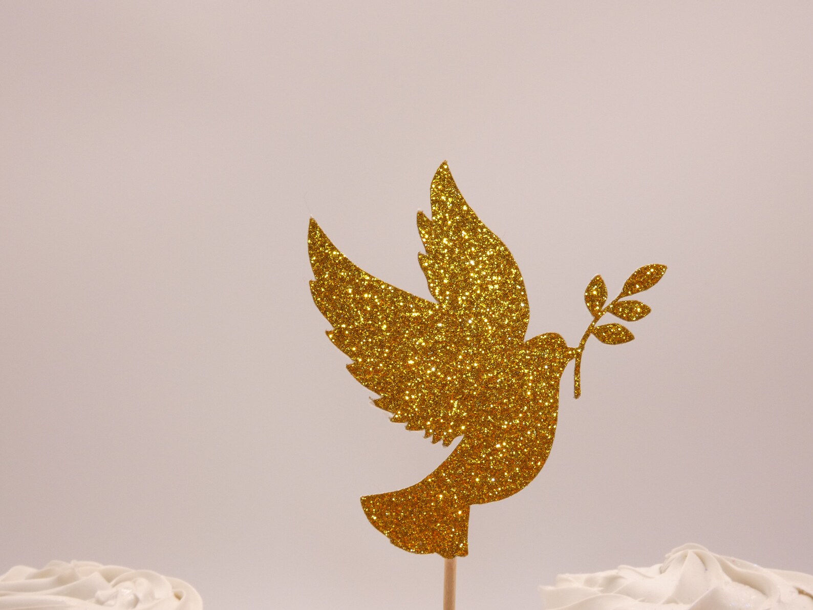 Dove Cupcake Toppers Baptism Cupcake Toppers Christening Etsy UK