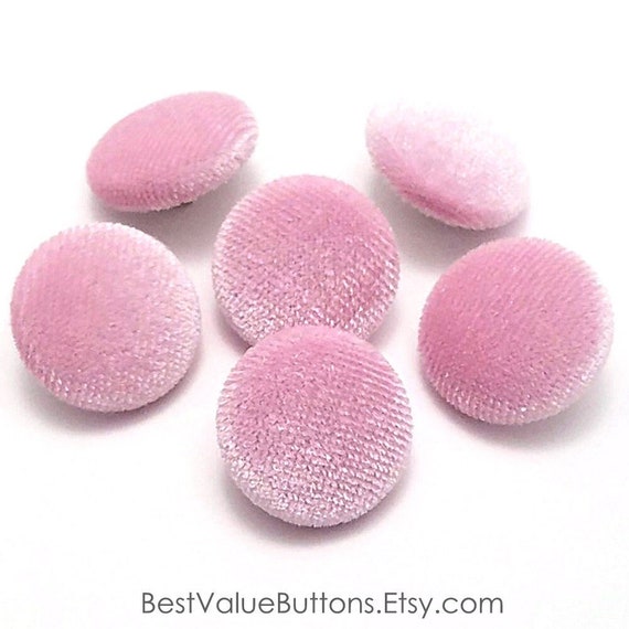 Pink 2024 fabric buttons
