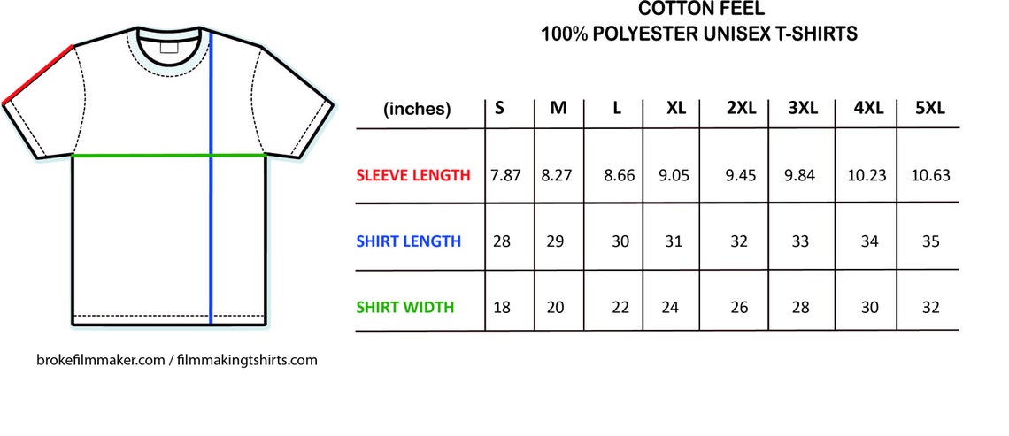 100% Polyester Cotton Feel T-shirts for Sublimation - Etsy