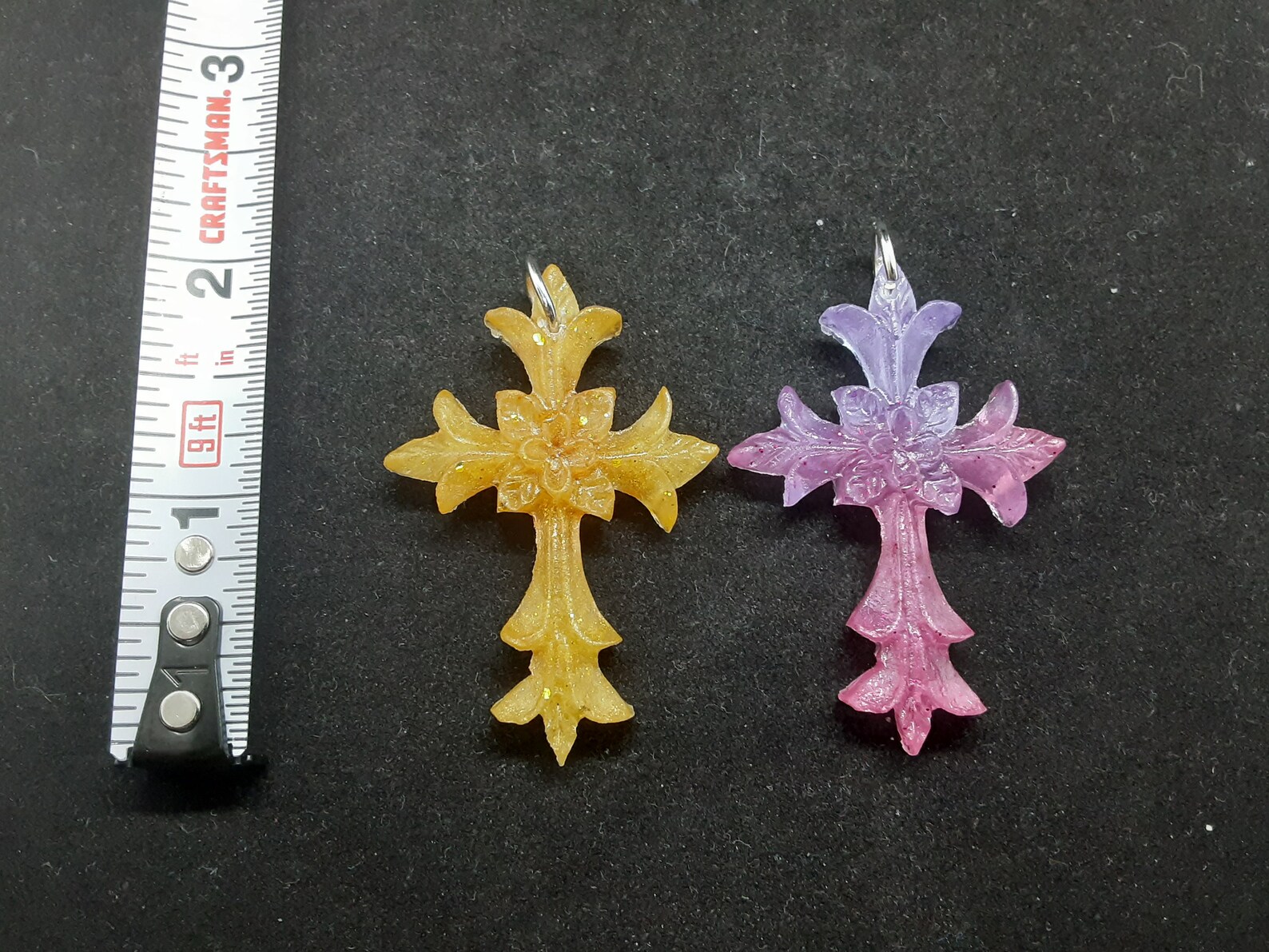 Resin cross necklace epoxy resin cross. 6 to choose from Etsy