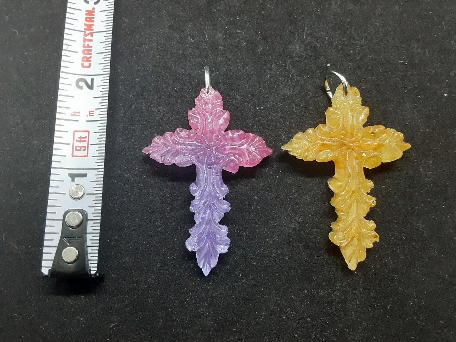Resin cross necklace epoxy resin cross. 6 to choose from Etsy