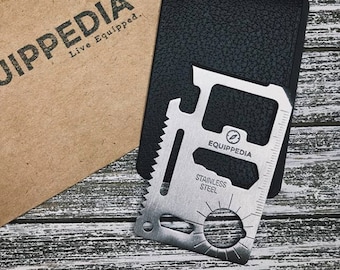 10 in 1 Pocket Multi Purpose Tool | Bottle Opener, Screwdriver + More