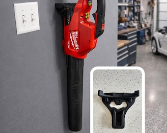 Milwaukee M18 Blower Wall Mount 2724-20 | Garage Tool Holder | Leaf Blower Rack