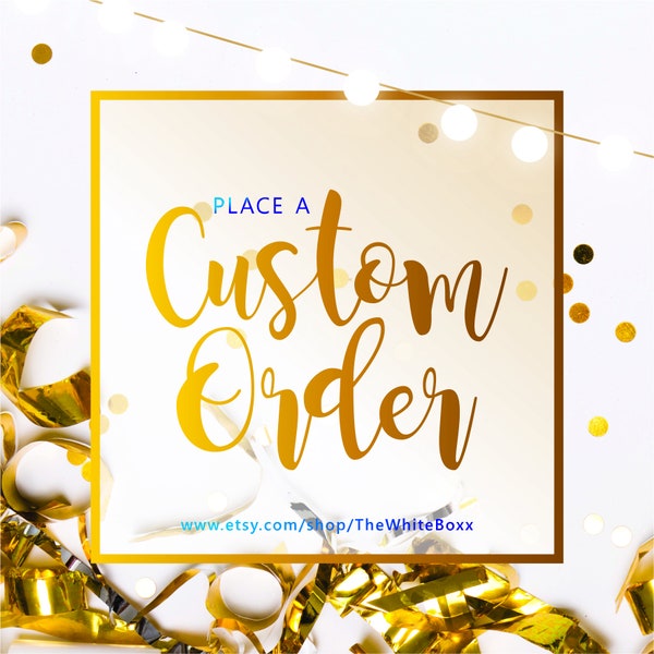 Custom Order for your requirement (Digital printable design files)