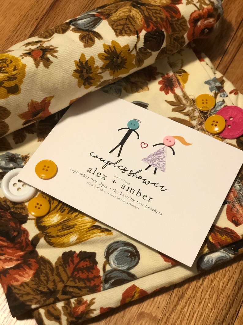 DOWNOADABLE Crafty Couples Shower Invitations