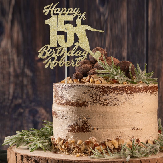 Personalized Football Birthday Cake Topper Soccer Cake Etsy France Personalized Football Birthday Cake Topper Soccer Cake Etsy France