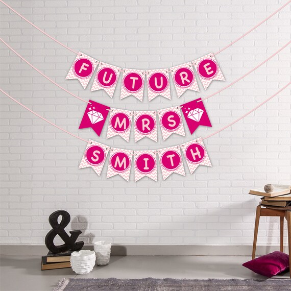 Future Mrs Banner Hen Party Decor Bridal Shower Decoration Etsy