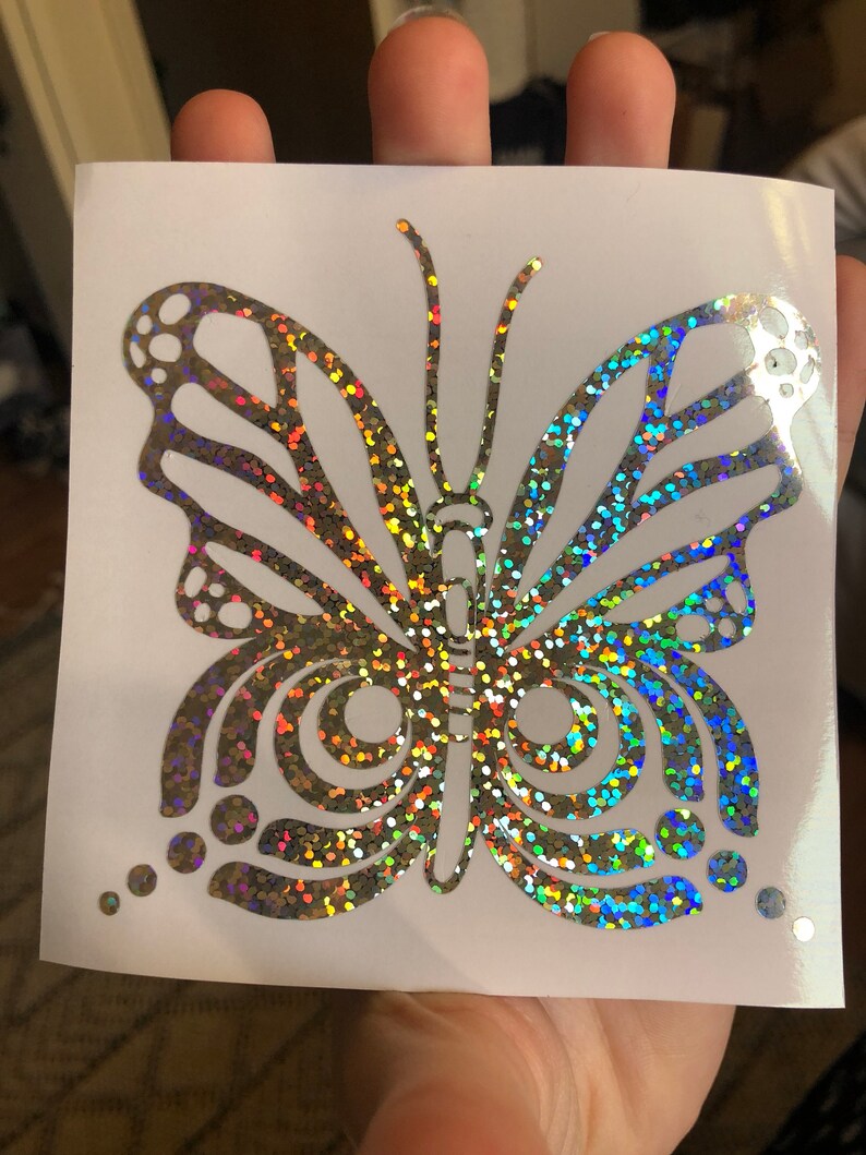 Bass Butterfly Decal