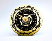 Celtic Desk Clock Hares Willow Mantle Pagan Silent
