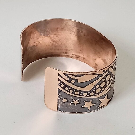 Cuff Bracelet Solid Bronze Celtic Dog Jewellery Varioius Sizes