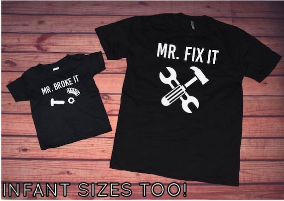 funny father son shirts