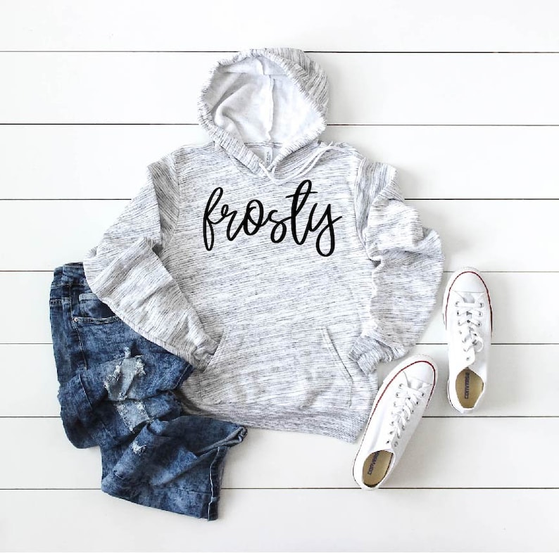 Frosty Winter Holiday Sweatshirt Holiday Hoodie Holiday Sweater Women/'s Hoodie Women/'s Holiday Sweatshirt Warm Sweatshirt