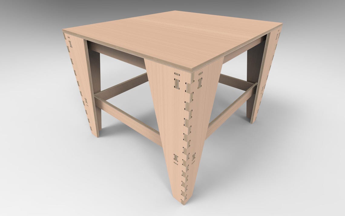 Plywood Table - CNC Router Files - Etsy