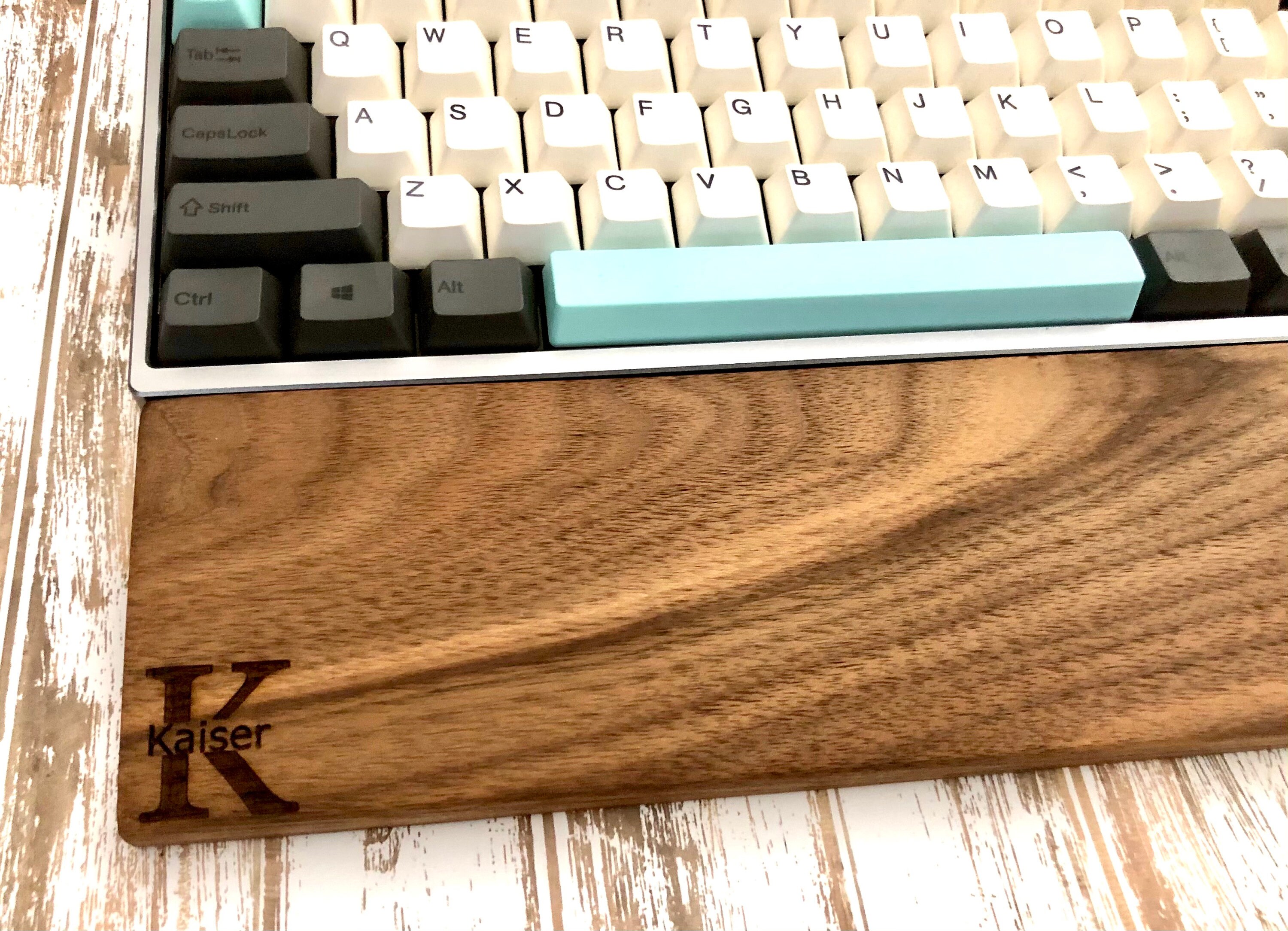 Personalized Handmade Walnut Wrist Rest Wooden wrist rest Etsy