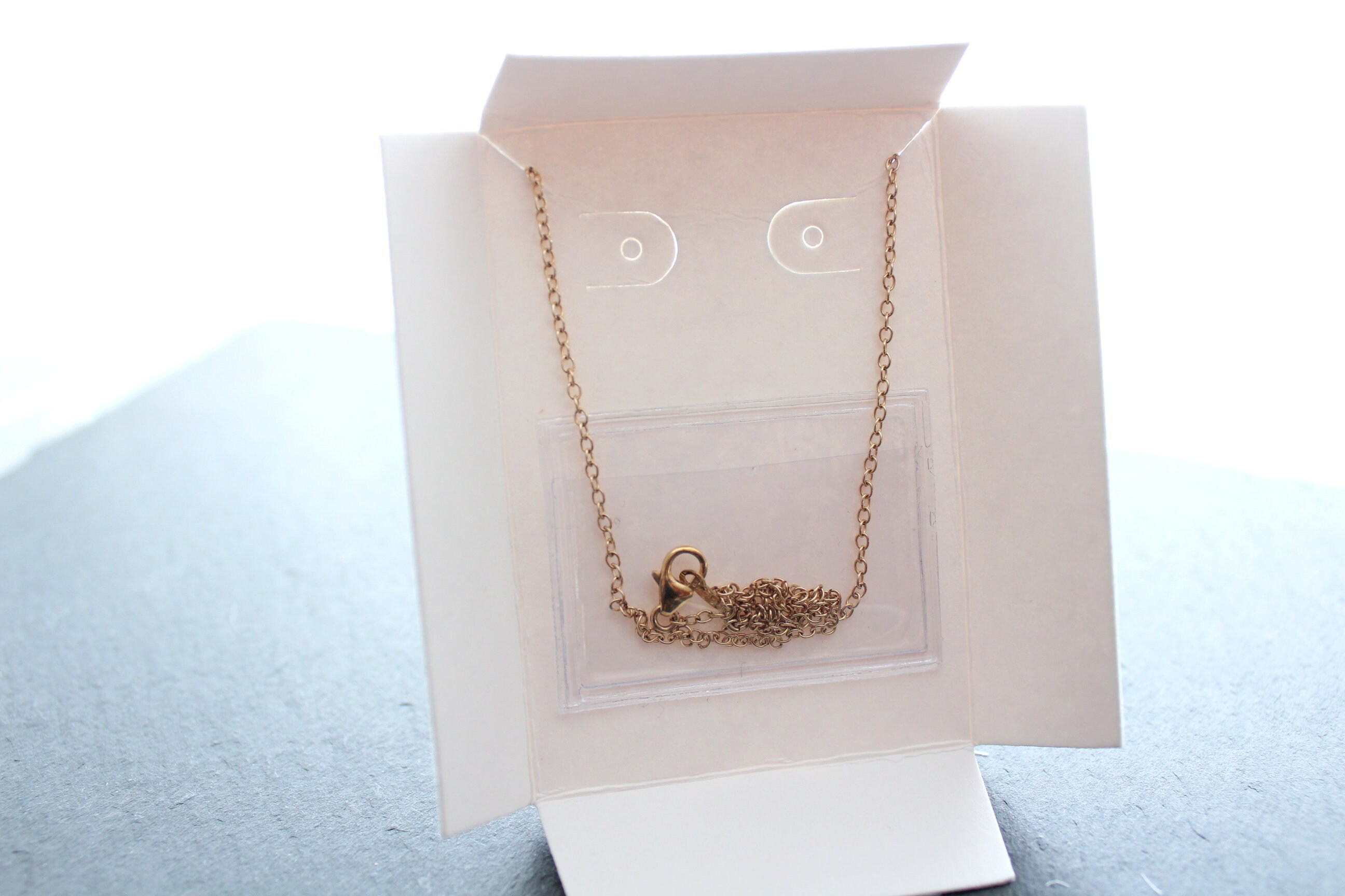 Necklace Chain 80 Adhesive Pouch Necklace Chain Pocket Jewelry Etsy