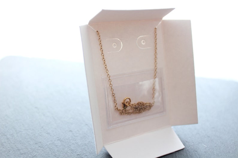 Necklace Chain 80 Adhesive Pouch Necklace Chain Pocket Jewelry Etsy