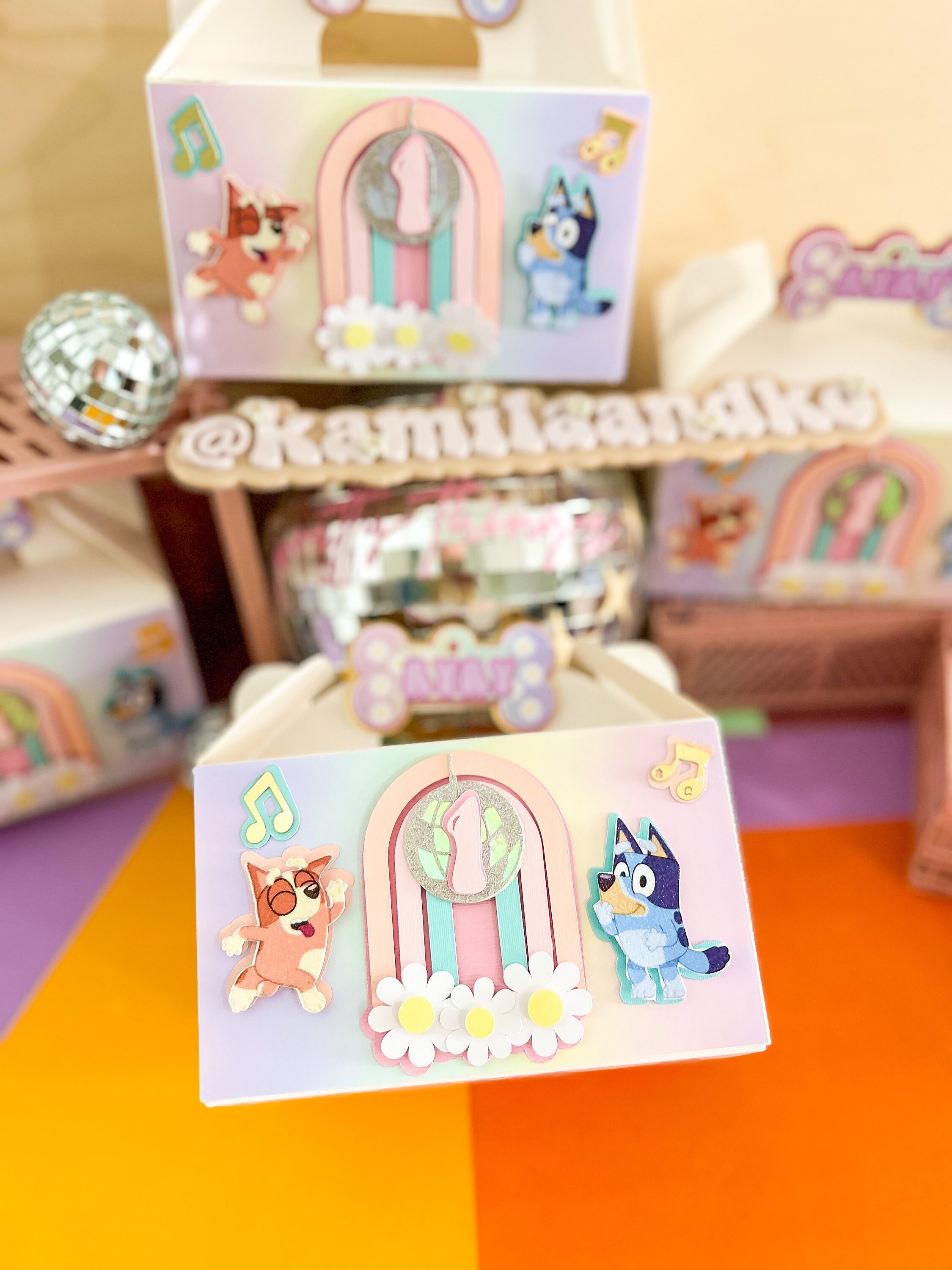 Groovy Bluey Favor Box