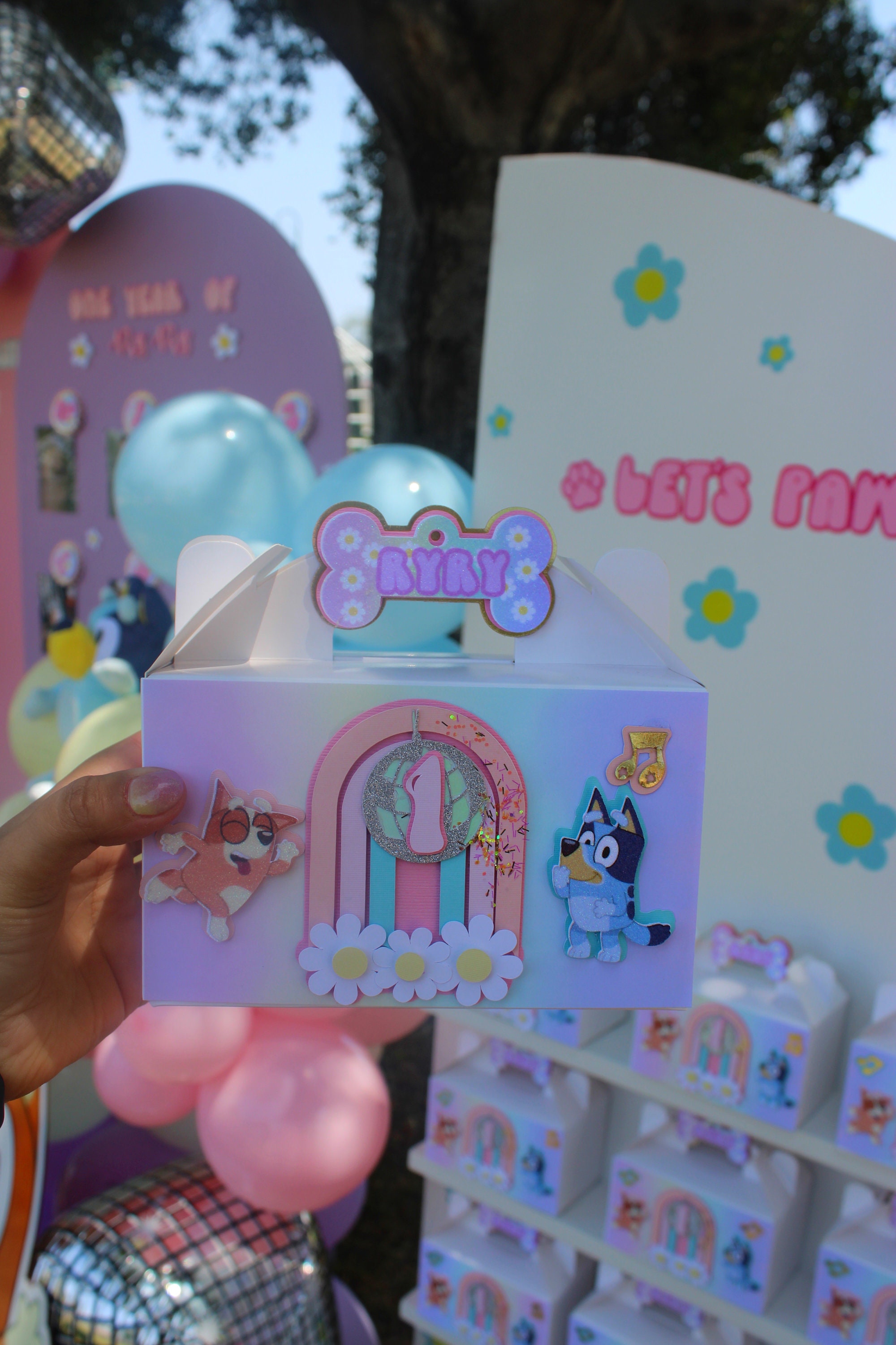 Groovy Bluey Favor Box