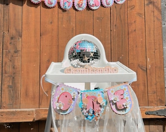 Bluey-  high chair banner/HBD BANNER