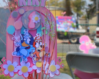 Bluey-  3D topper/ center piece topper/cake topper
