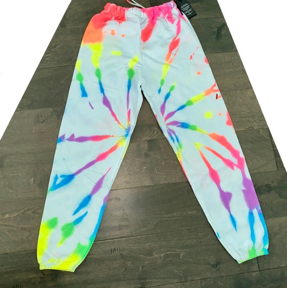 Tie Dye Joggers Rainbow Factory Sale 