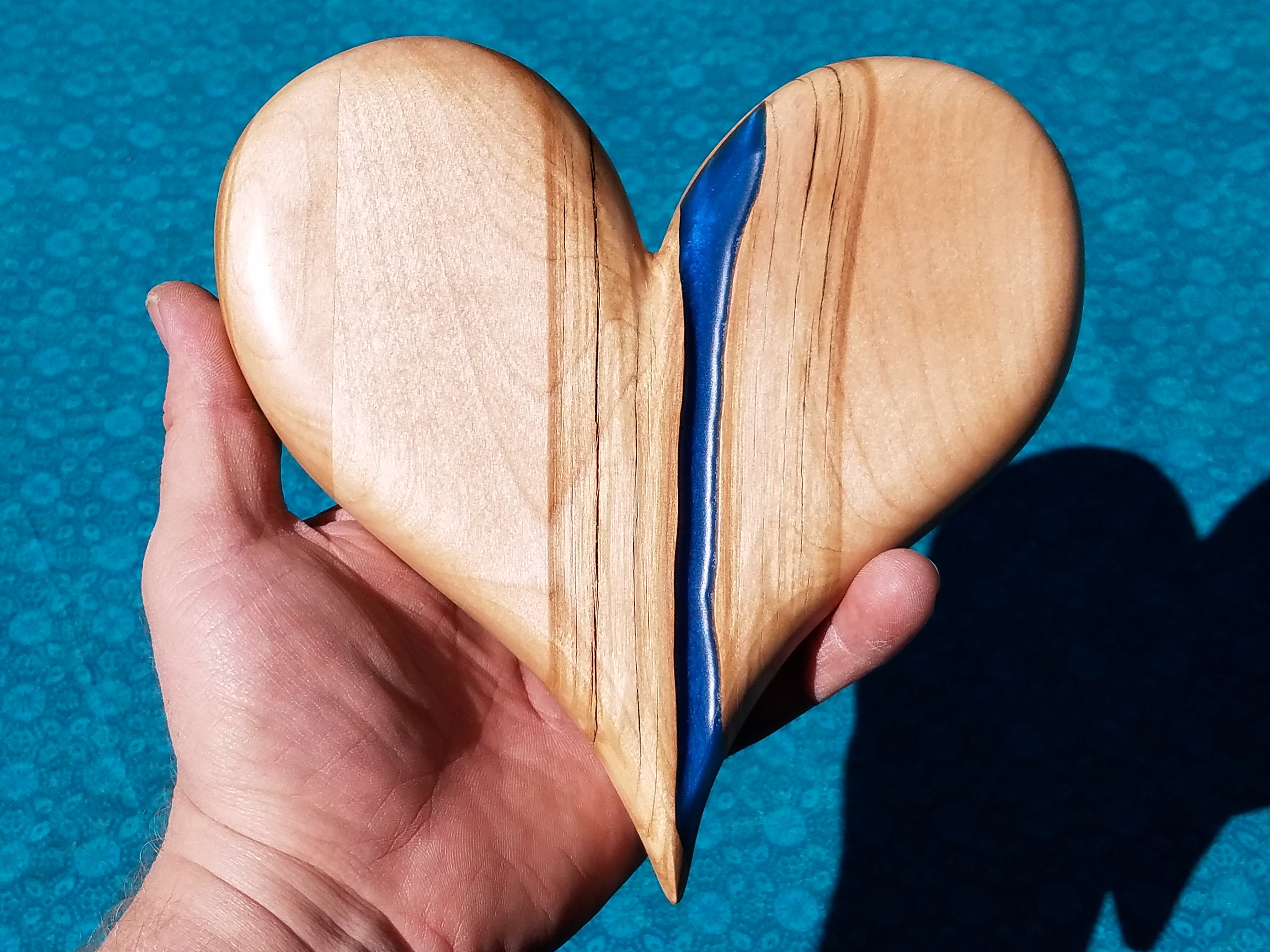 Wood Heart Art Unique Handmade from Maple pallet wood with Etsy