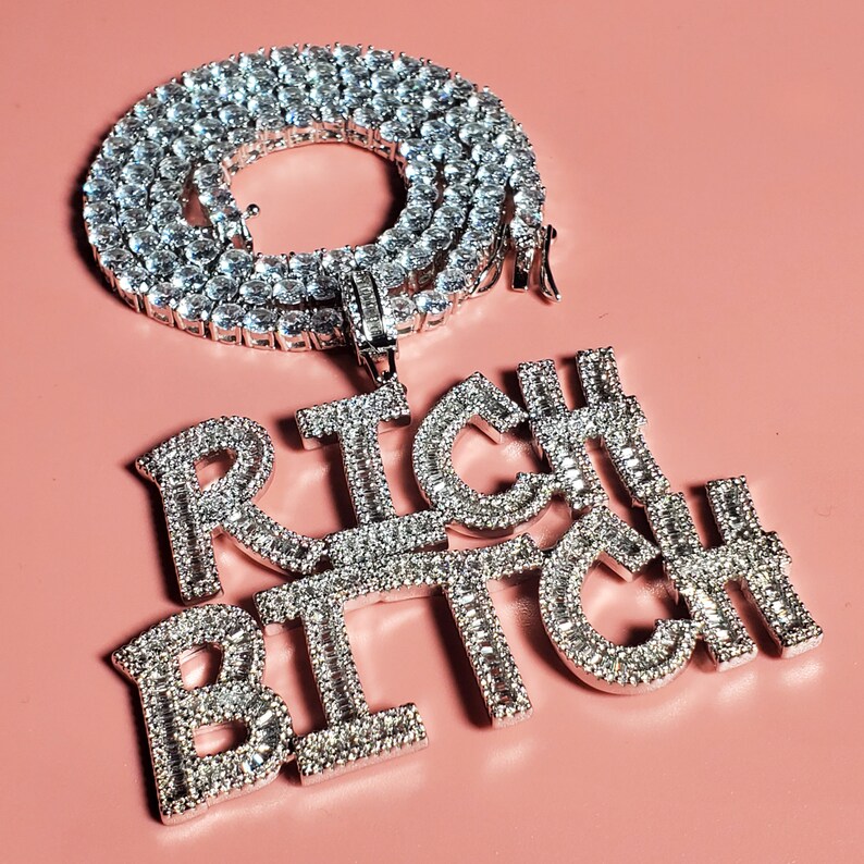 Icy Name Necklace Custom Necklace Personalized Name Jewelry Etsy