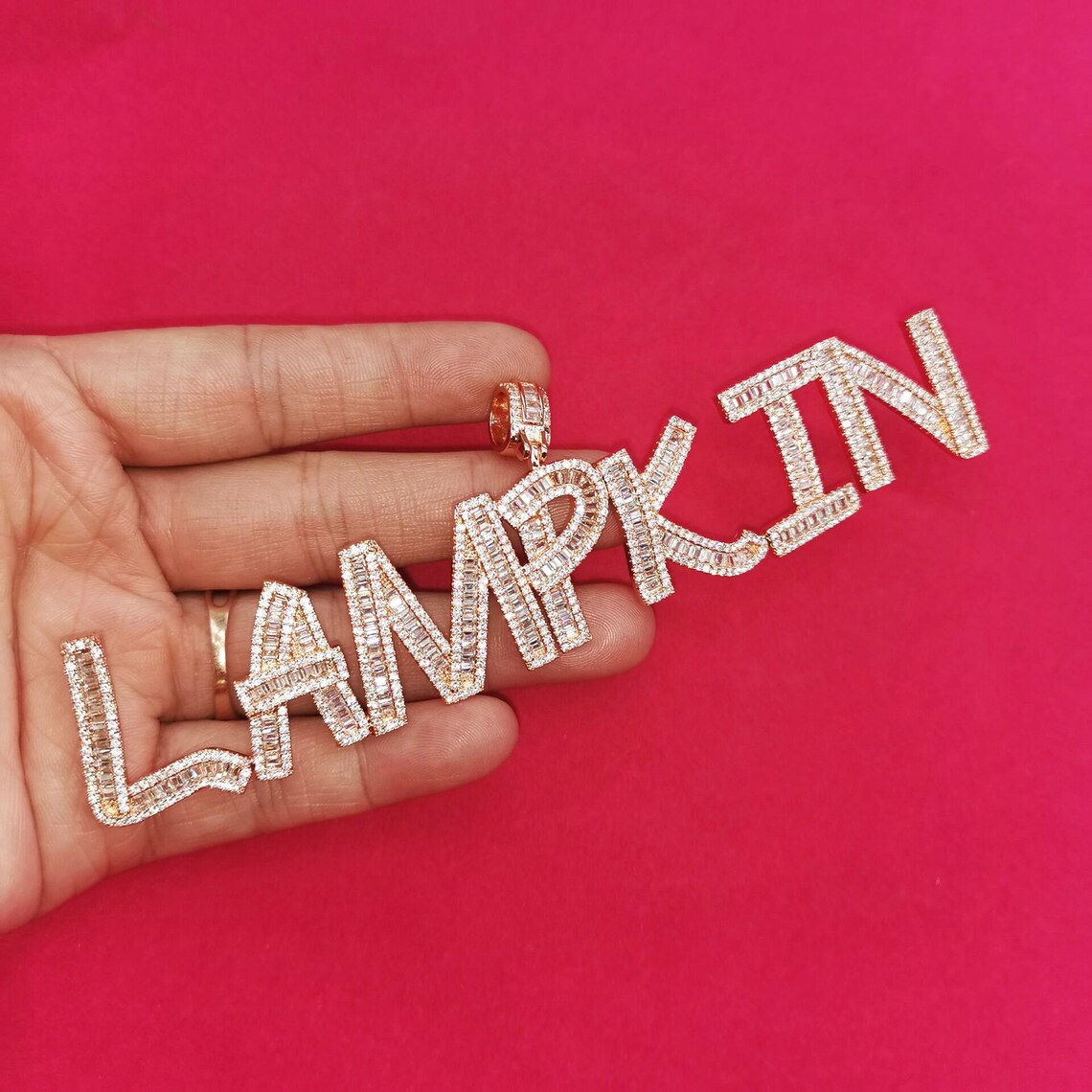 Icy Name Necklace Custom Necklace Personalized Name Jewelry Etsy