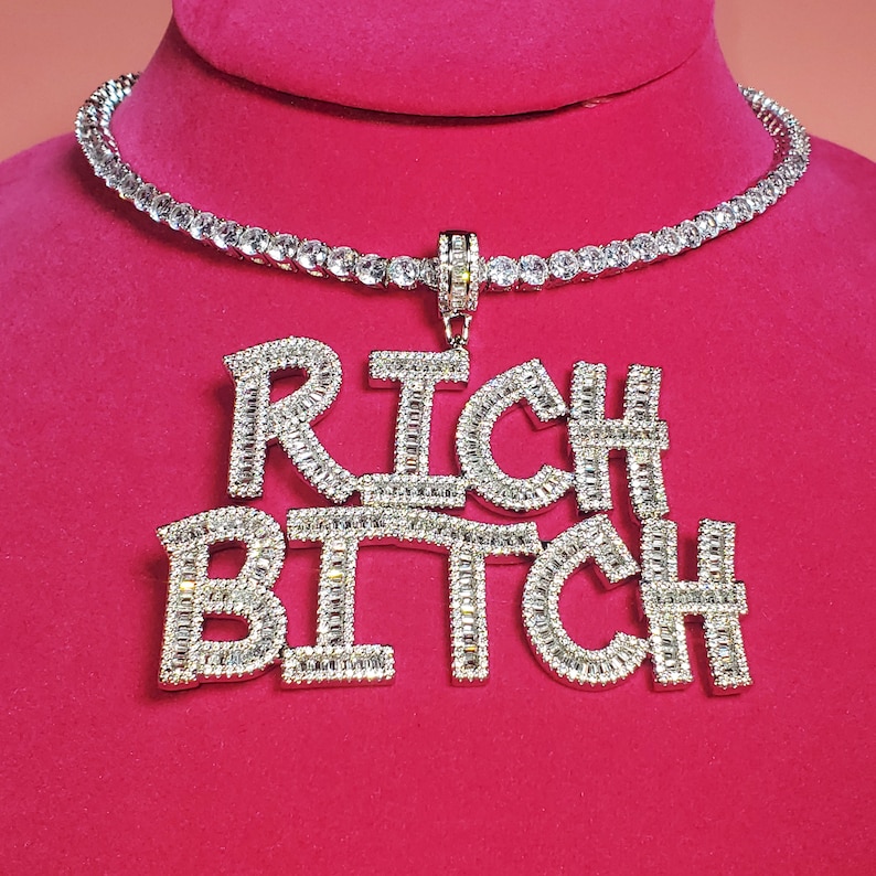 Icy Name Necklace Custom Necklace Personalized Name Jewelry Etsy