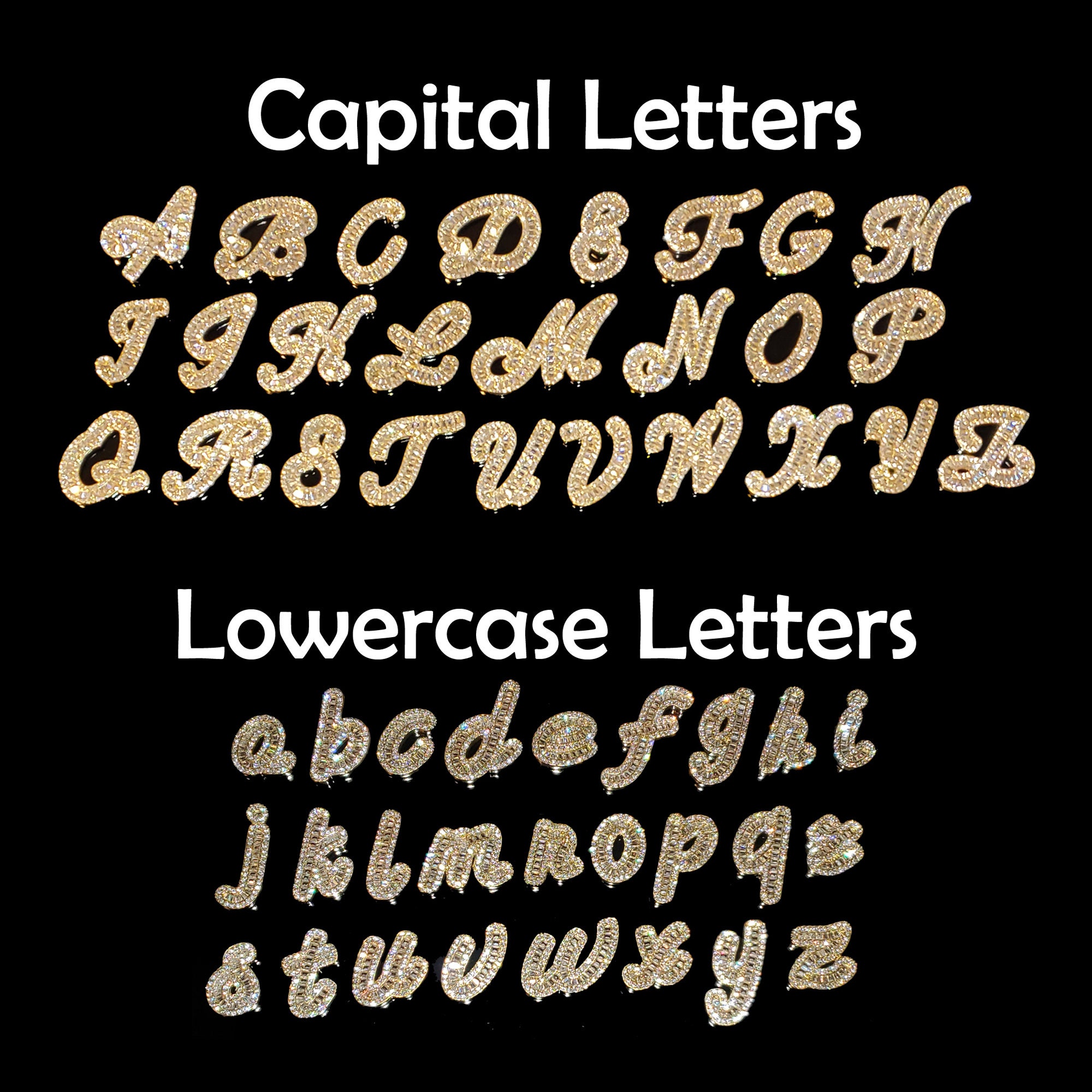 Luxury Bling Name Chain Custom Name Plate Necklace Cursive Etsy