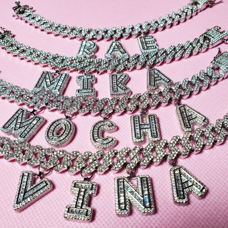 Personalized Charms Bracelet Custom Name/letters Anklet for Etsy