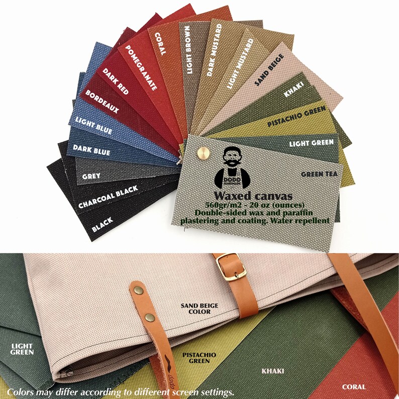 Waxed Canvas Bag Army Waxed Laptop Bag Diaper Bag Work Etsy